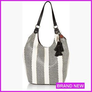 Woven Hobo Tote Bag Convertible Shoulder Purse Vegan Travel Everyday Chic